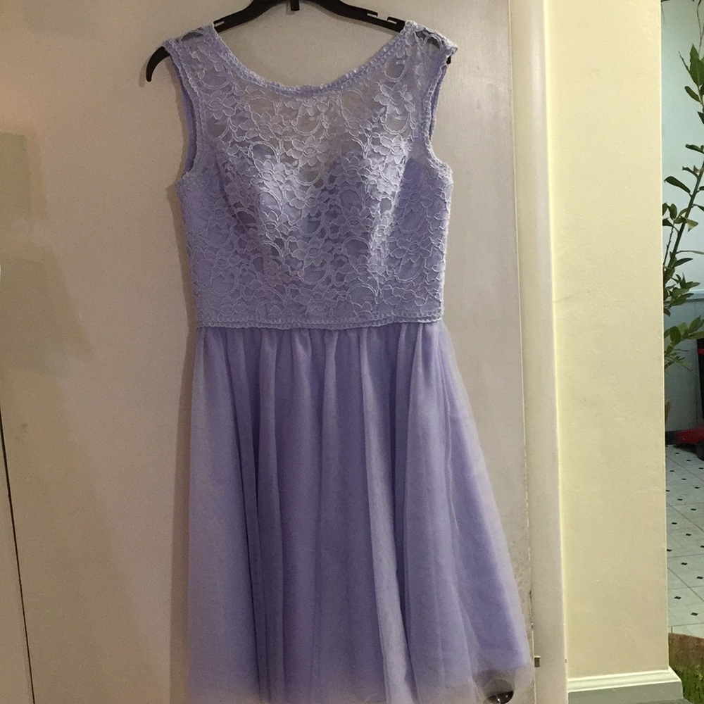 Lavender bridesmaids dress